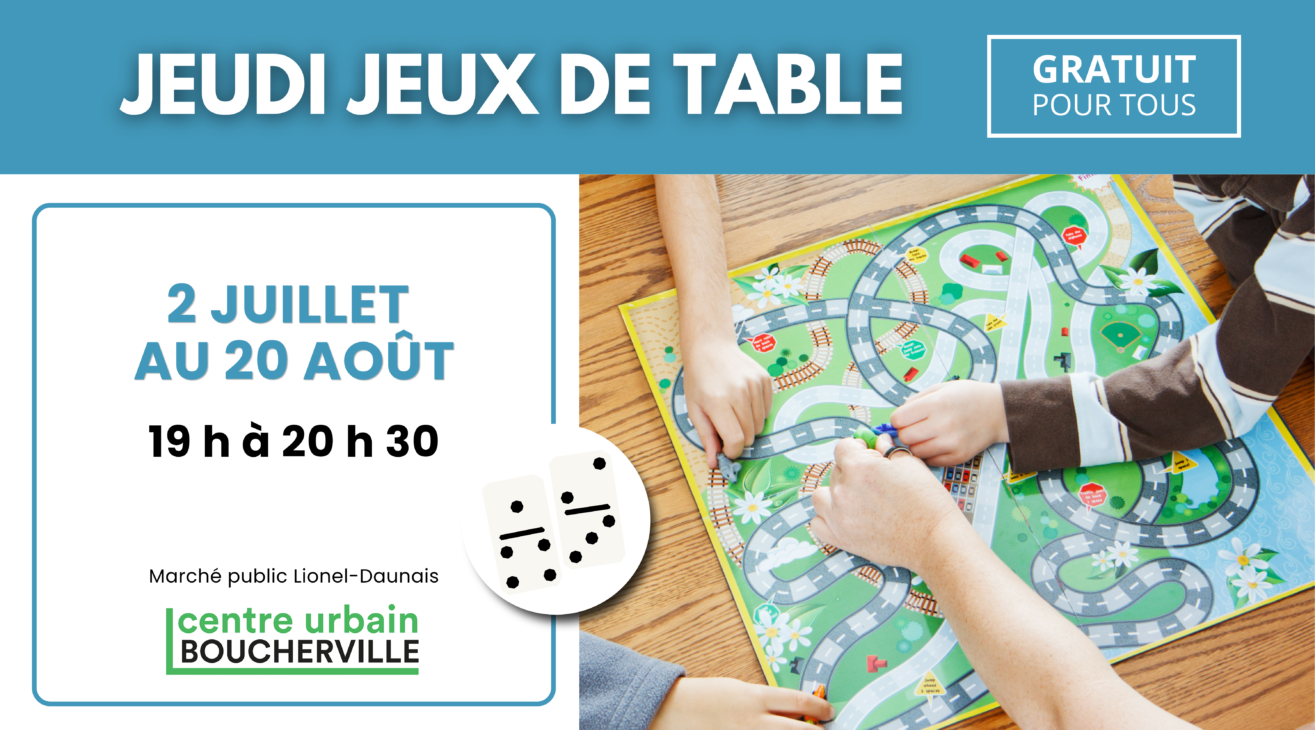 Les jeudis jeux de table